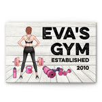 Gym Room Sign, Fitness Custom Poster/Canvas, Gift For Fitness Lovers-Macorner