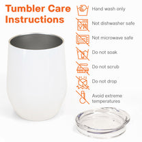 Sisters I'll Be There For You - Personalized Wine Tumbler - Fall Season, Birthday Gift For Sisters, Besties, Family