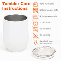 Nurse Nutrition Facts - Personalized Wine Tumbler