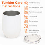 Warning The Girls Are Drinking Again - Personalized Wine Tumbler