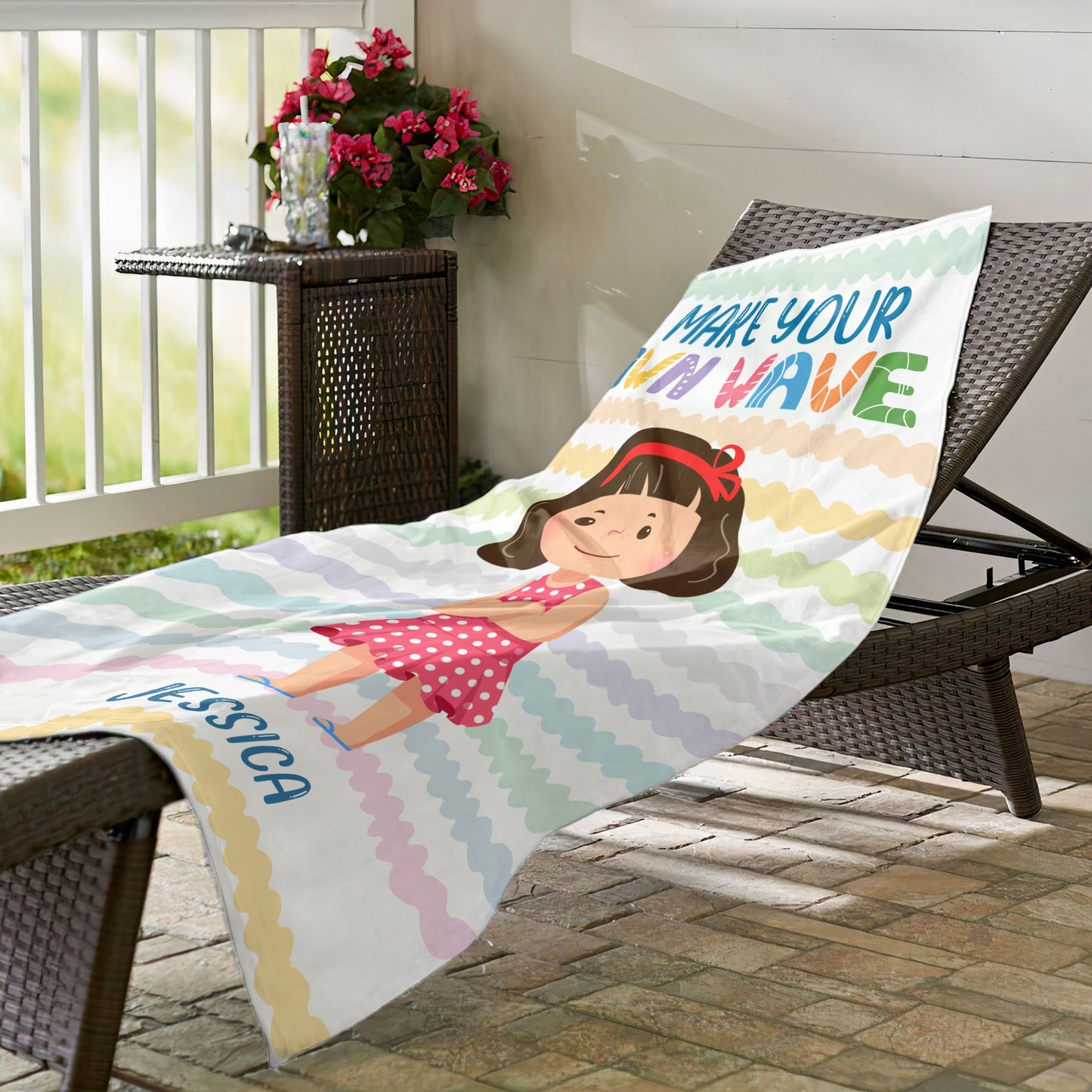 Make Your Own Waves - Personalized Beach Towel