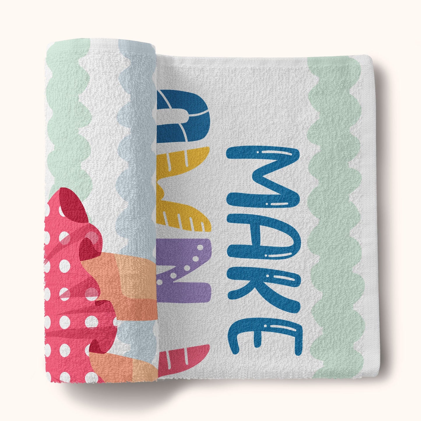 Make Your Own Waves - Personalized Beach Towel