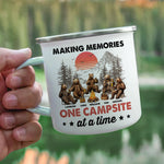 Making Memories One Campsite At A Time Camping - Personalized Enamel Mug