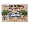 Making Memories One Campsite At A Time Family Camping - Personalized Doormat