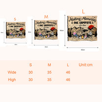 Making Memories One Campsite At A Time - Personalized Custom Shaped Wood Sign