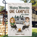 Making Memories One Campsite At A Time - Personalized Flag