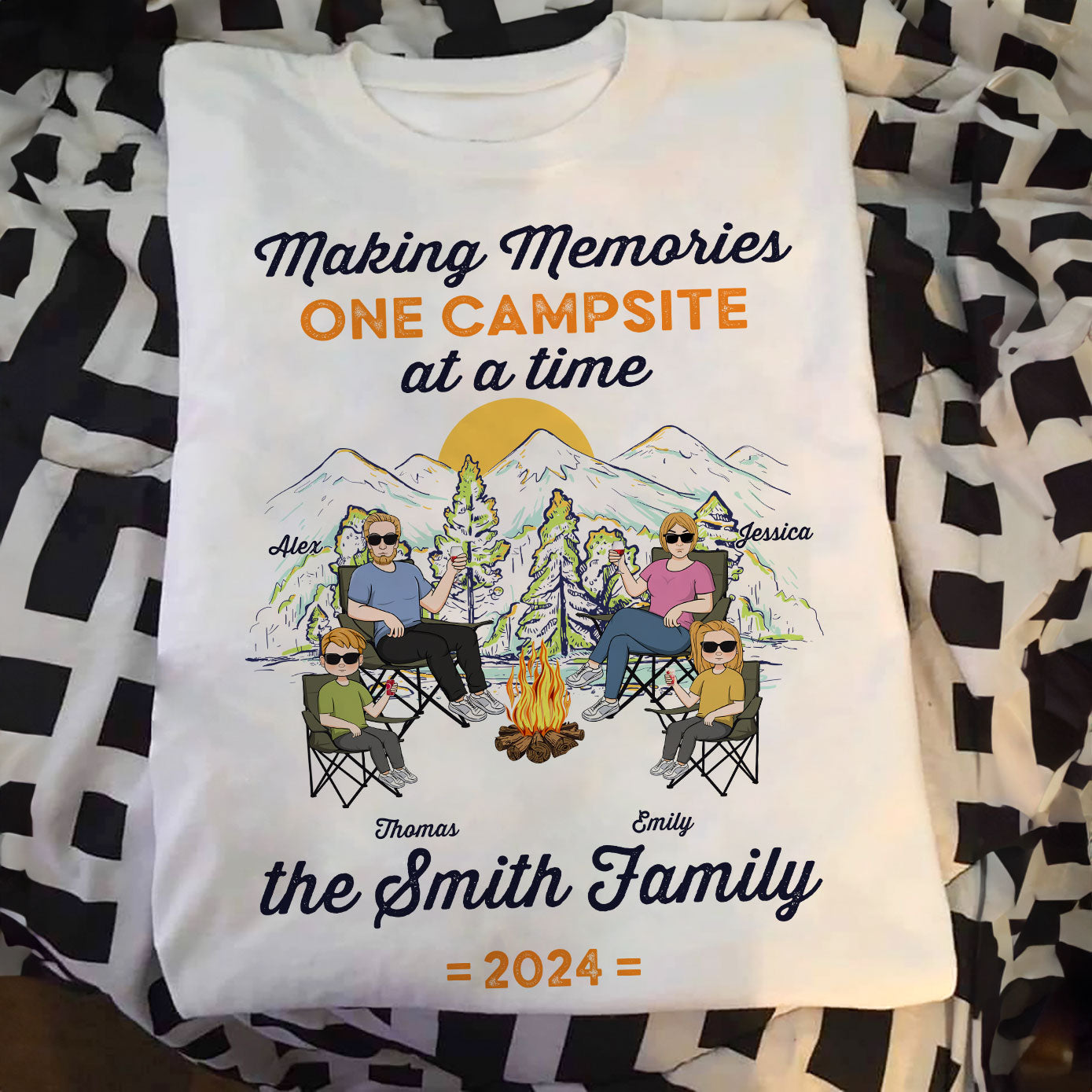 Making Memories One Campsite - Personalized Shirt