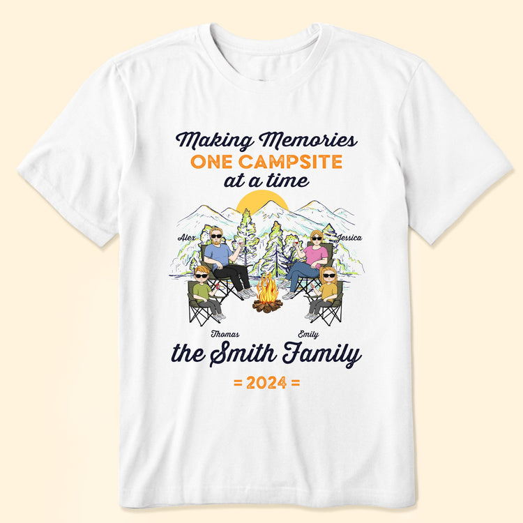 Making Memories One Campsite - Personalized Shirt