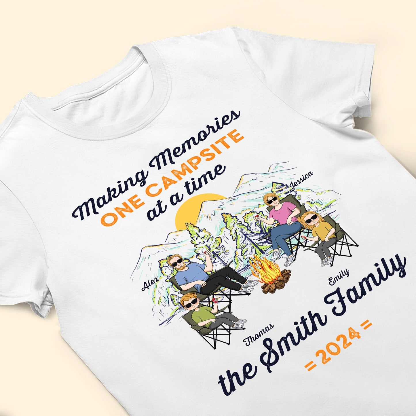 Making Memories One Campsite - Personalized Shirt