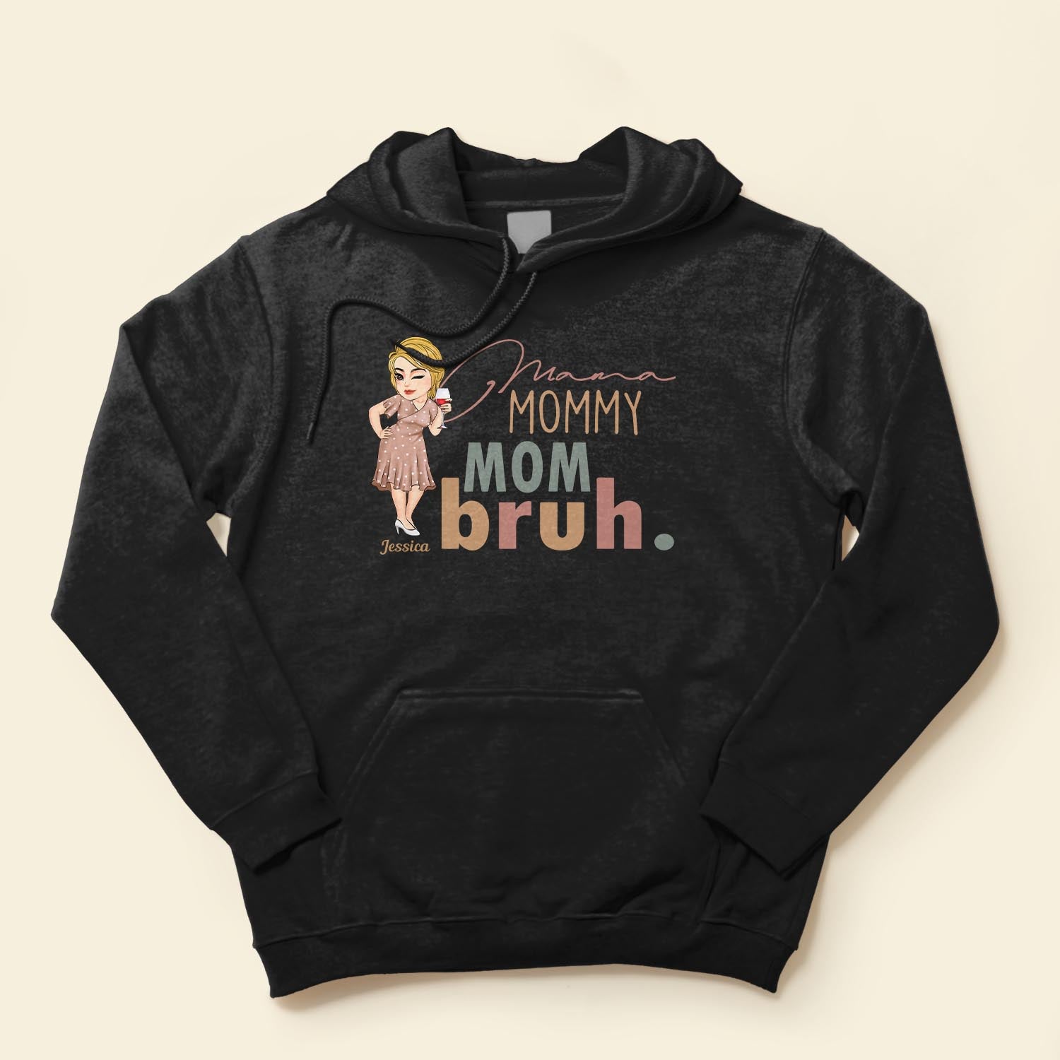Mama Mommy Mom Bruh - Personalized Shirt - Birthday, Funny, Mother's Day Gift For Mom, Mother, Wife, Grandma, Nana