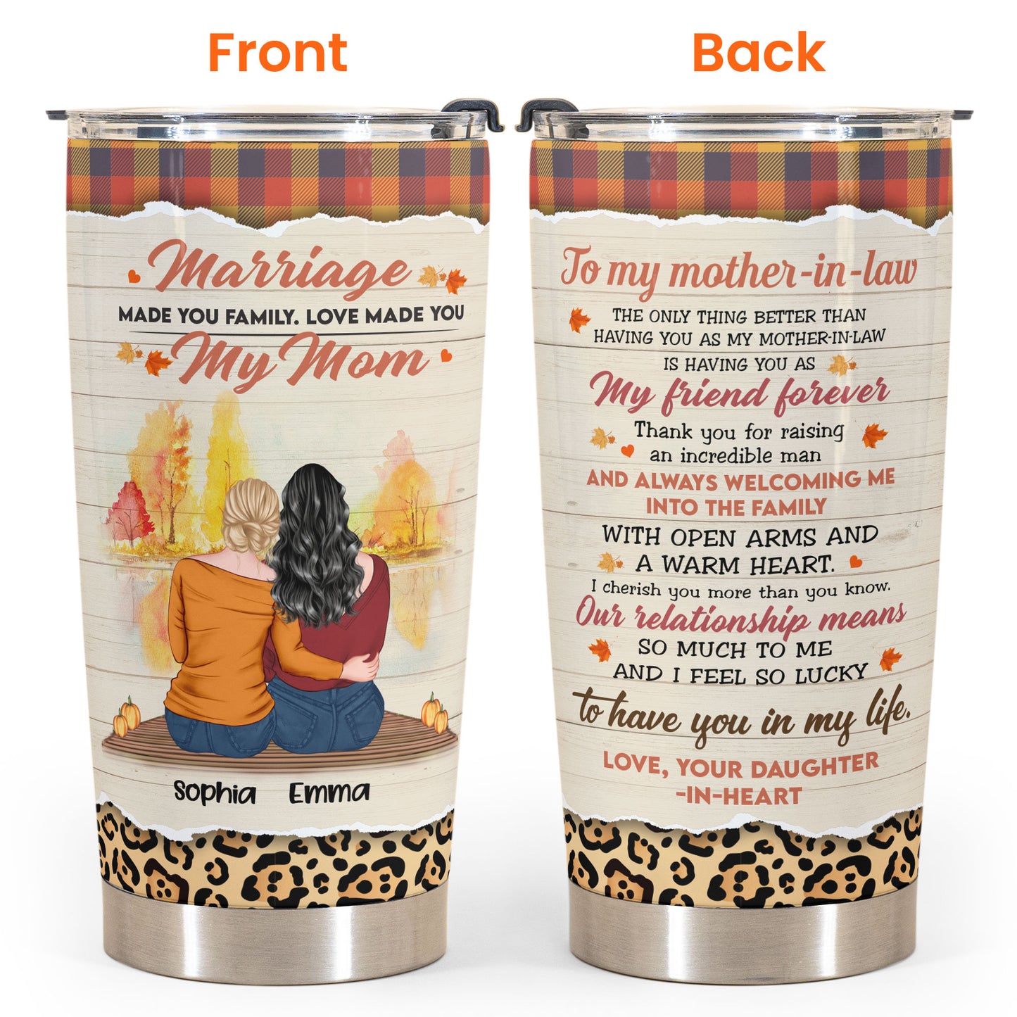 Marriage Make You My Mom - Personalized Tumbler Cup