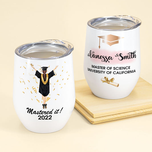 Mastered It ! - Personalized Wine Tumbler