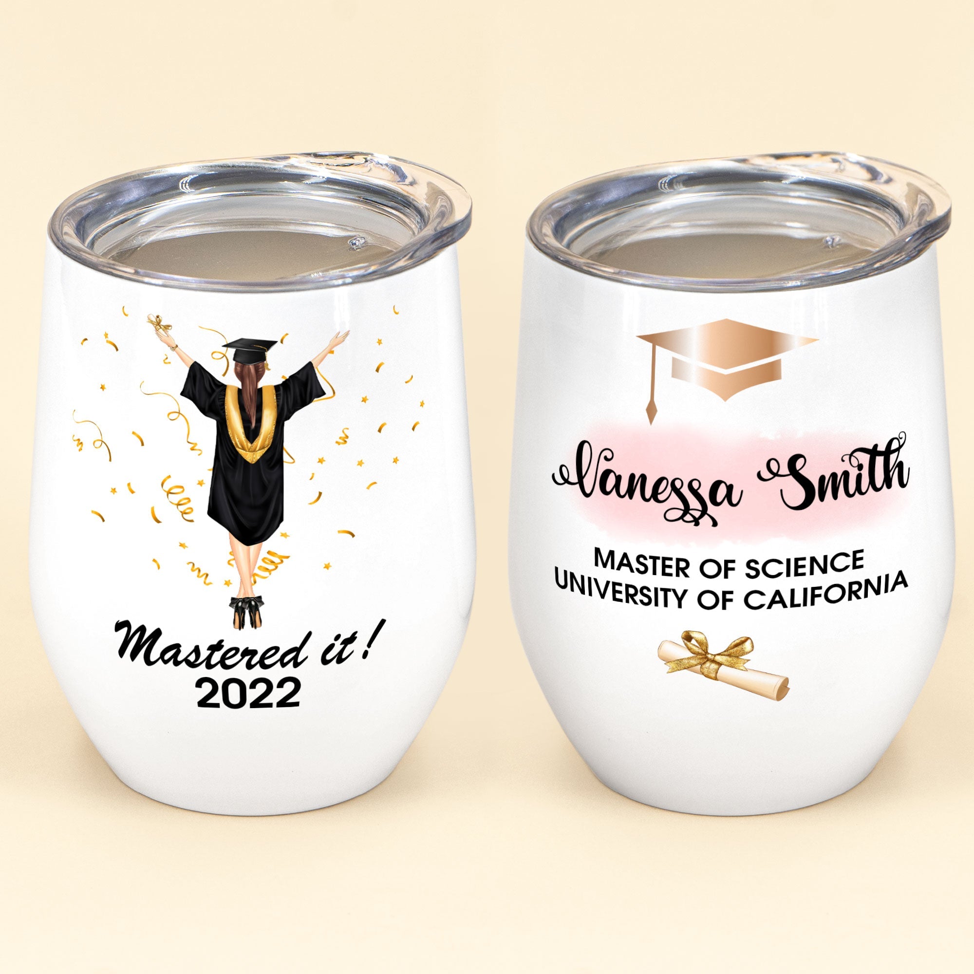 Mastered It ! - Personalized Wine Tumbler