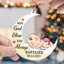 May God Bless You Always - Personalized Acrylic Ornament