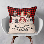 Me And The Fur Babies - Personalized Pillow