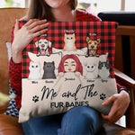 Me And The Fur Babies - Personalized Pillow