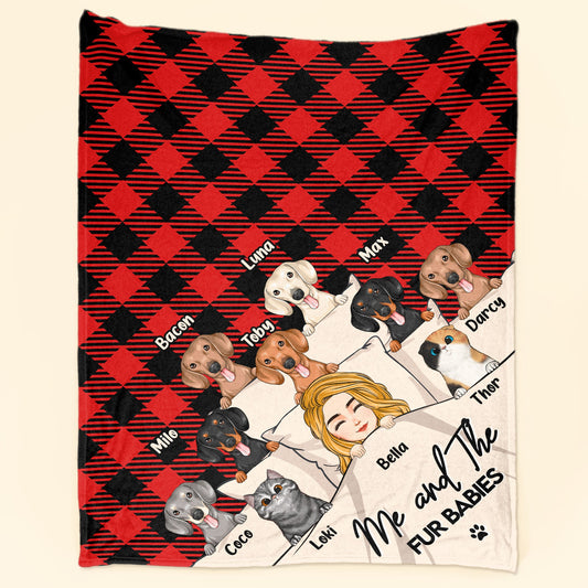 Me & The Fur Babies - Personalized Blanket