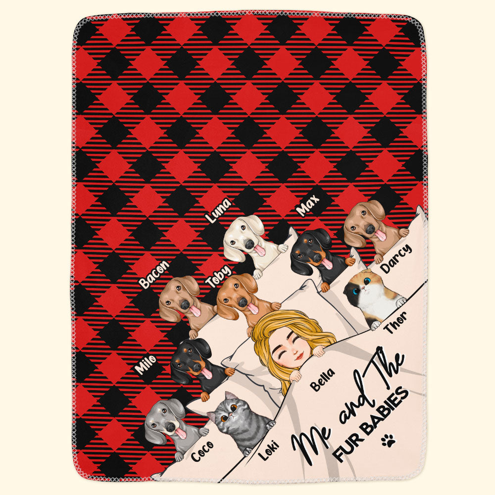 Me & The Fur Babies - Personalized Pet Blanket