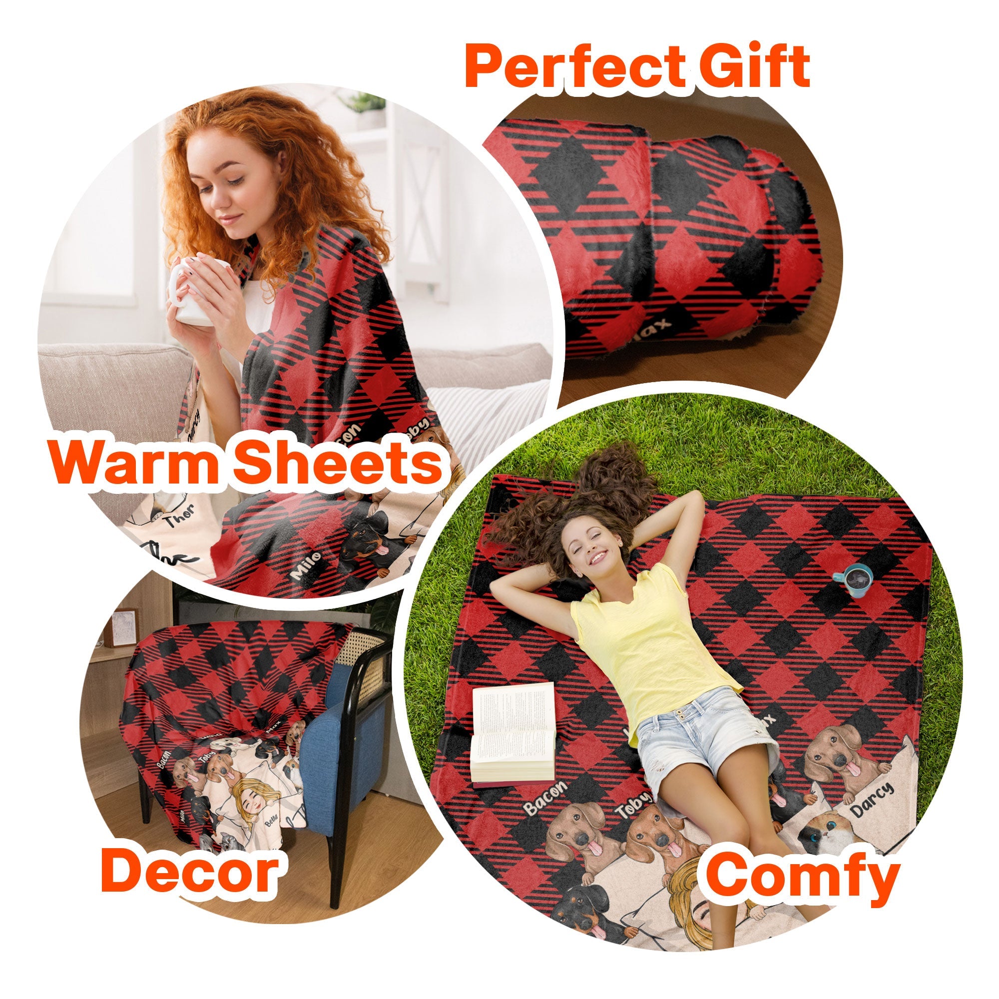 Me & The Fur Babies - Personalized Pet Blanket