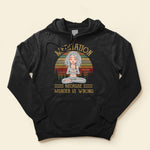 Meditation Because Murder Is Wrong - Personalized Shirt - Gift For Yoga Lovers