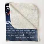 Memorial Blanket Hugs From Heaven - Personalized Memory Photo Blanket