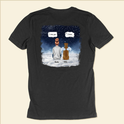 Memorial Pet - Personalized Back Printed Shirt