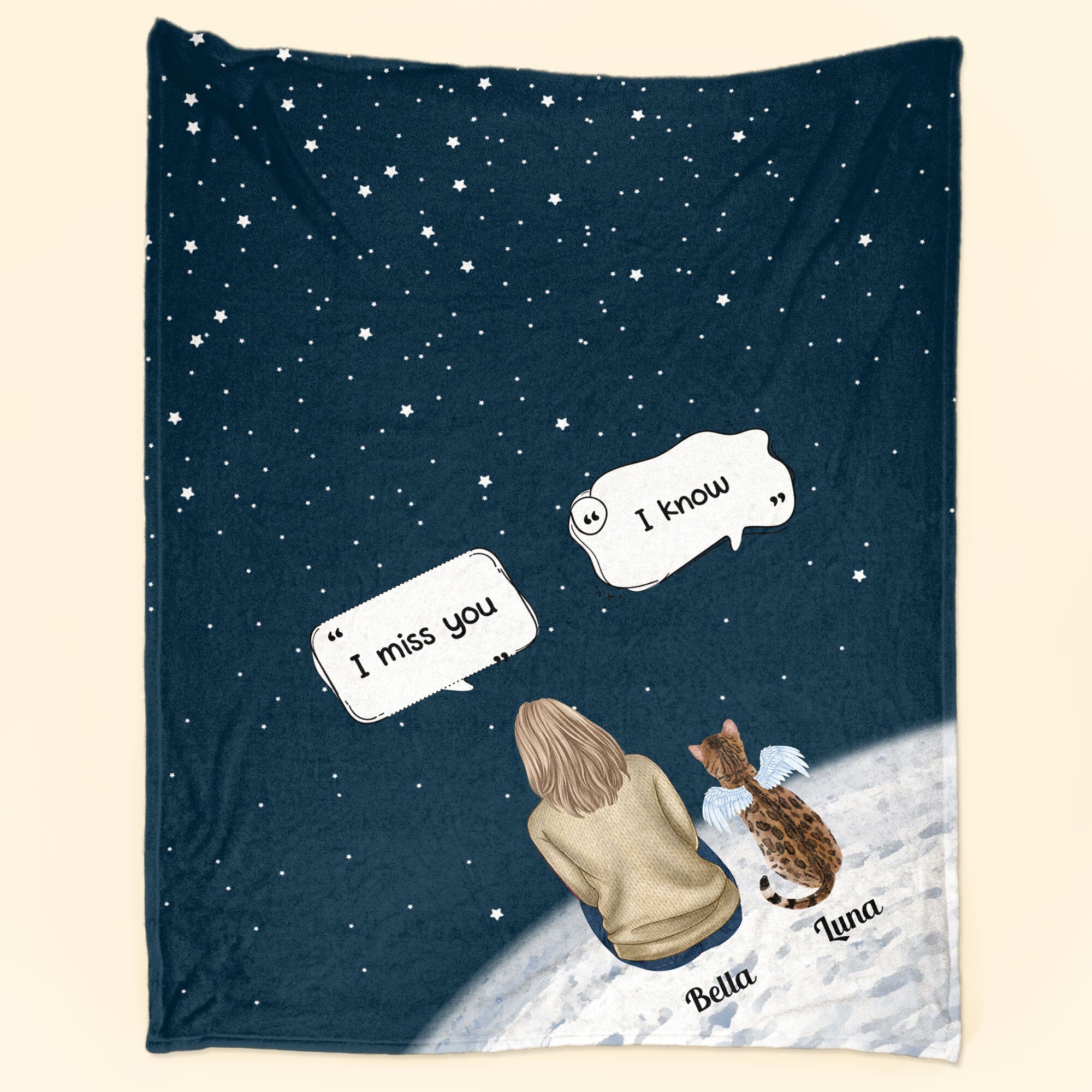 Memorial Pet Ver 2 - Personalized Pet Memorial Blanket