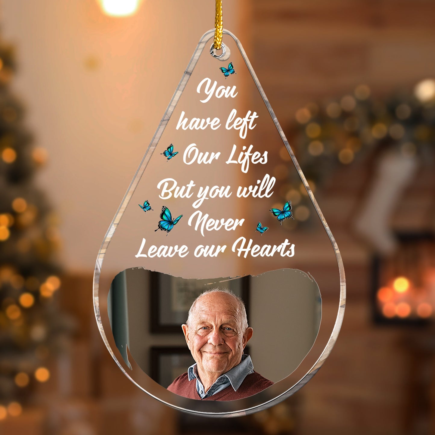 Memories Too Beautiful To Forget - Personalized Acrylic Photo Ornament