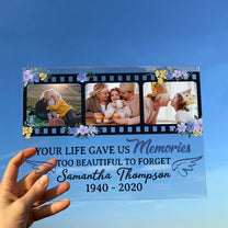Memories Too Beautiful To Forget - Personalized Acrylic Plaque