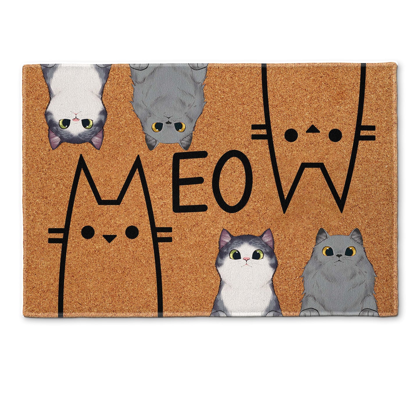 Meow - Personalized Doormat