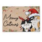 Meowy Catmas - Personalized Doormat