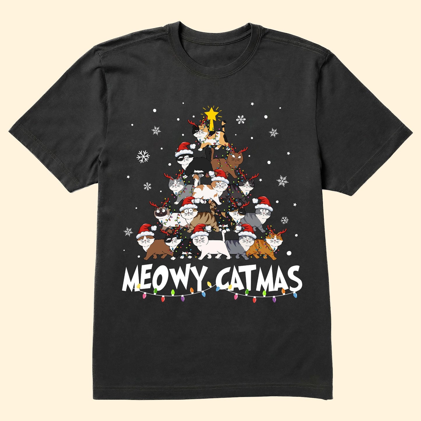 Meowy Catmas - New Version - Personalized Shirt