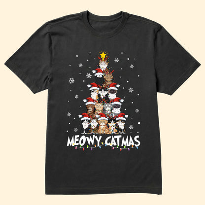 Meowy Catmas - Personalized Shirt