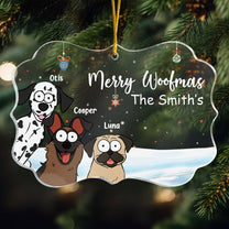 Meowy Woofmas - Personalized Acrylic Ornament