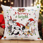 Meowy & Bright - Personalized Pillow (Insert Included)