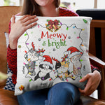 Meowy & Bright - Personalized Pillow (Insert Included)