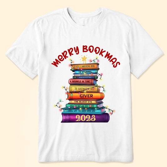 Merry Bookmas - Personalized Shirt