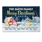 Merry Christmas - Personalized Doormat - Christmas, Loving, Home Decor Gift For Family
