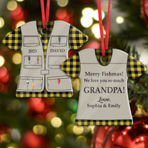 Merry Fishmas - Personalized Ceramic Ornament