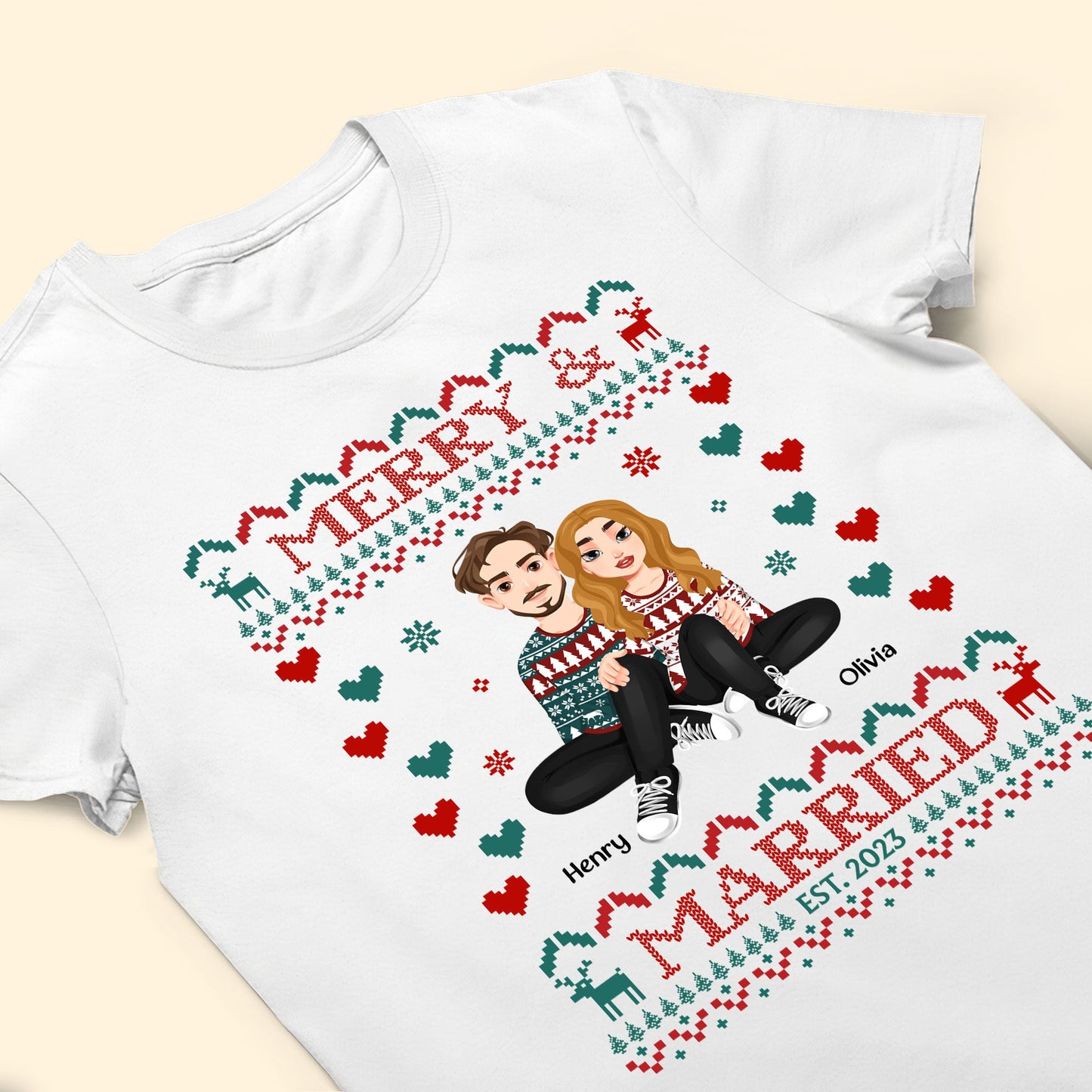 Merry & Married - Personalized Shirt