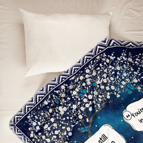 Message From Heaven - Personalized Blanket - Memorial, Loving, Christmas Gift For Family With Lost Ones, Children, Grandkids, Siblings, Cousins