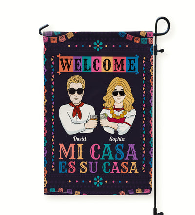 Mi Casa Es Su Casa - Personalized Flag
