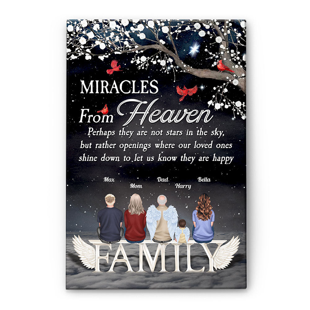 Miracles From Heaven - Personalized Wrapped Canvas