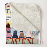 A Letter From Heaven - Personalized Memory Blanket - Loving, Memorial Gift For Family With Lost Ones, Parents, Grandparents, Children, Siblings