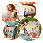 A Letter From Heaven - Personalized Memory Blanket - Loving, Memorial Gift For Family With Lost Ones, Parents, Grandparents, Children, Siblings