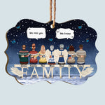 Miss You Beyond The Stars - Personalized Aluminum, Wooden Ornament - Memorial Christmas Gift For Family Members, Brothers, Sisters, Mom And Dad