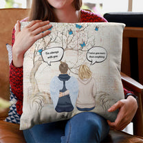 Miss You More Than Anythings - Personalized Memory Pillow (Insert Included) - Memorial Gift For Husband, Wife - Young Couple