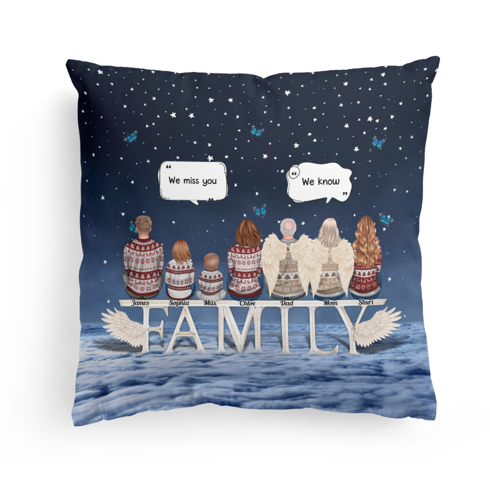 Missing You Every Single Day - Personalized Pillow (Insert Included)