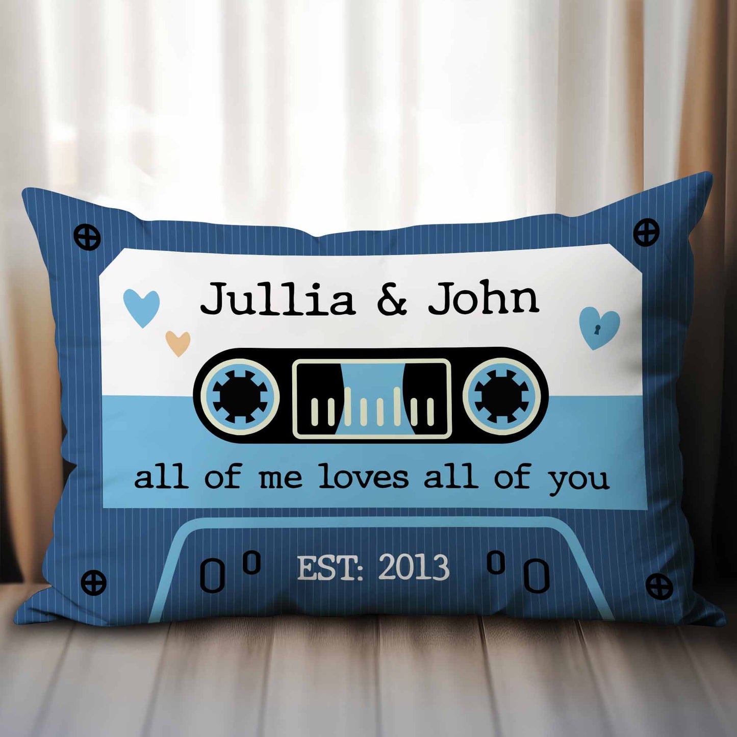 Mixtape Love - Personalized Custom Shaped Pillow