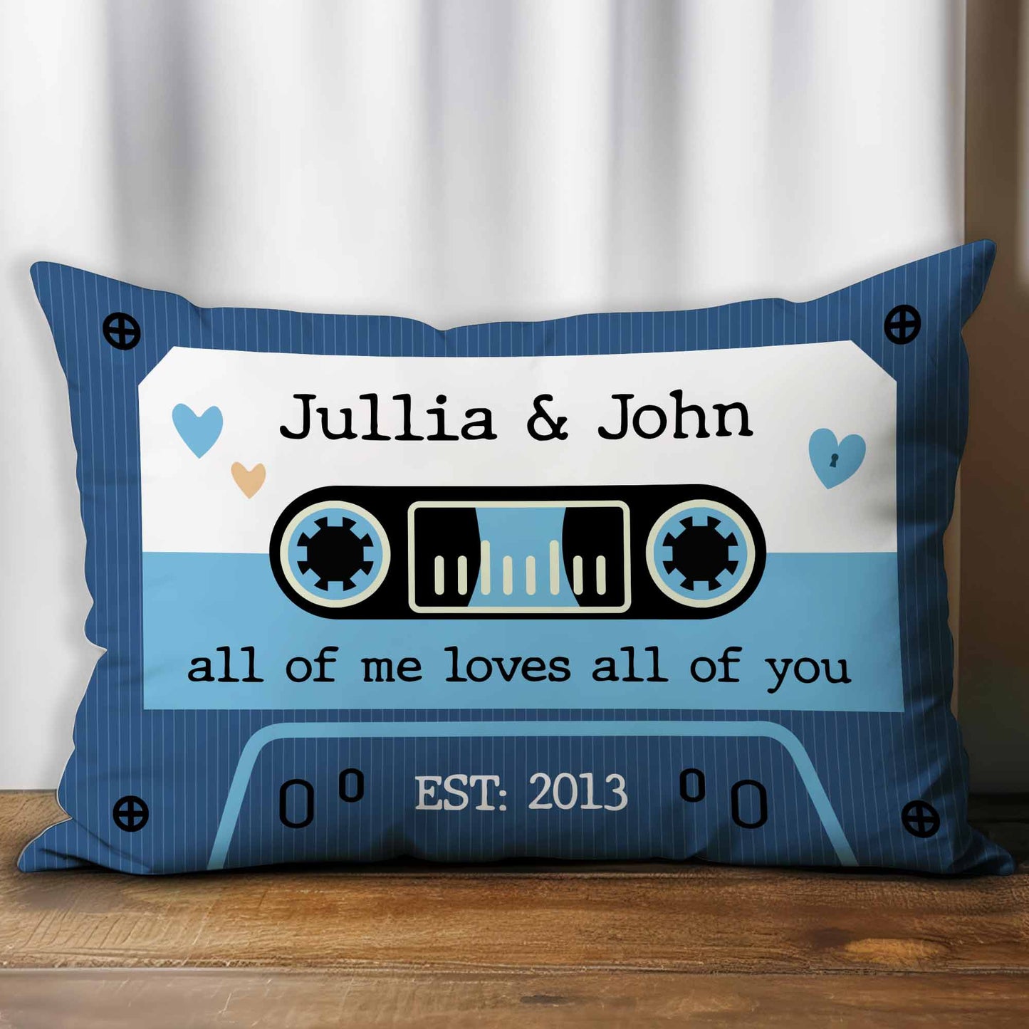 Mixtape Love - Personalized Custom Shaped Pillow